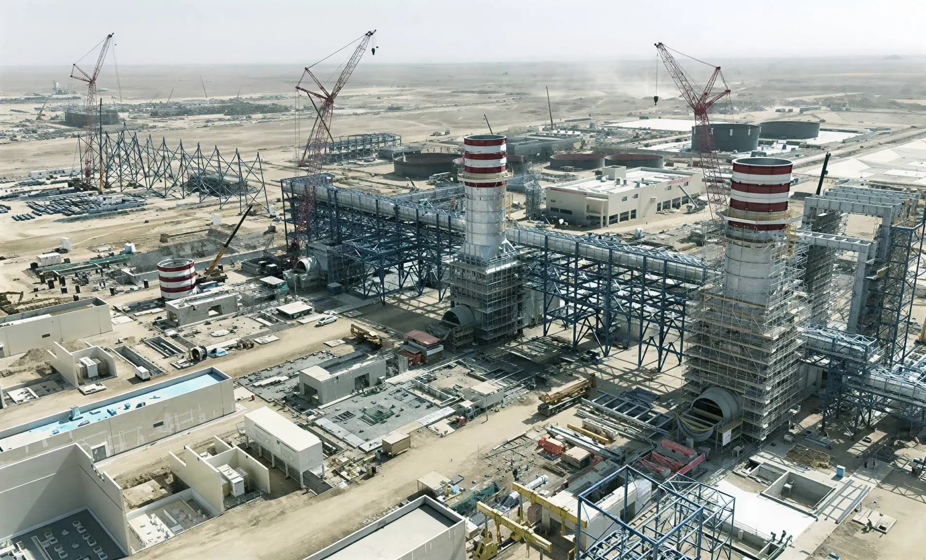 مشروع شبكة الجهد العالي لمحطة رابغ للطاقة
